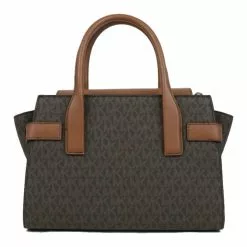 Michael Kors Signature Medium Carmen 35S2GNMS5B Satchel Bag In Brown Acorn -Michael Kors store online michael kors 6438 9894126 4