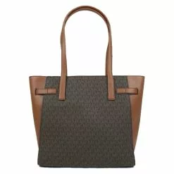 Michael Kors Signature Large Carmen 35S2GNMT3B NS Tote Bag In Brown Acorn -Michael Kors store online michael kors 7100 8694126 4