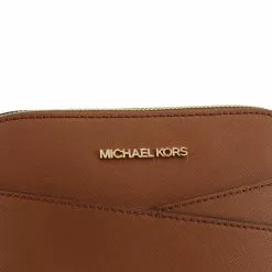 Michael Kors Jet Set Travel Medium Dome Crossbody Bag - Brown -Michael Kors store online michael kors 7288 8372836 6