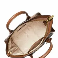 Michael Kors Avril Small Leather Top-Zip Satchel -Michael Kors store online michael kors 7648 3601046 3