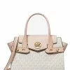 Michael Kors Carmen Medium Color-Block Logo Satchel -Michael Kors store online michael kors 7672 3138826 1