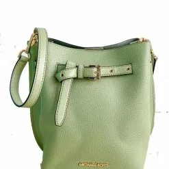 Michael Kors Emilia Small Pebbled Leather Bucket Bag