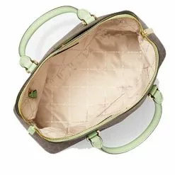 Michael Kors Cindy Medium Logo and Leather Satchel -Michael Kors store online michael kors 7694 2620626 3