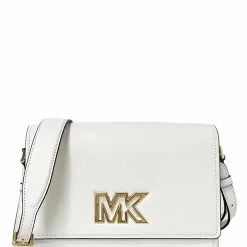 Michael Kors Mimi Medium Leather Messenger Bag