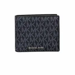 Michael Kors Cooper Billfold Wallet With Passcase PL Blue 36U9LCRF6B