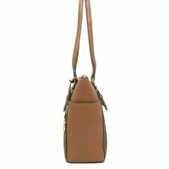Michael Kors Charlotte Tote In Signature Canvas Brown 35T0GCFT3B -Michael Kors store online michael kors 8313 4685975 3