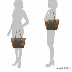 Michael Kors Charlotte Tote In Signature Canvas Brown 35T0GCFT3B -Michael Kors store online michael kors 8313 4685975 6