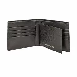 Michael Kors Harrison Leather Billfold Wallet With Passcase Black 36U9LHRF6L -Michael Kors store online michael kors 8317 5697975 3