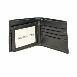 Michael Kors Harrison Leather Billfold Wallet With Passcase Black 36U9LHRF6L -Michael Kors store online michael kors 8317 5697975 4