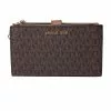 Michael Kors Jet Set Travel Double Zip Wristlet Phone Wallet In Signature Coated Canvas 35F8GTVW0B Brown 1 Michael Kors Jet Set Travel Double Zip Wristlet Phone Wallet In Signature Coated Canvas 35F8GTVW0B Brown -Michael Kors store online michael kors 8324 7861485 1