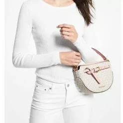 Michael Kors Emilia Medium Logo Shoulder Bag -Michael Kors store online michael kors 8332 0578836 5