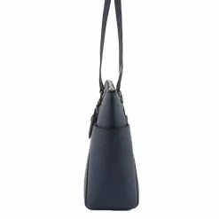 Michael Kors Charlotte Tote 35F0SCFT3L Navy With Silver Hardware -Michael Kors store online michael kors 8333 1325885 3
