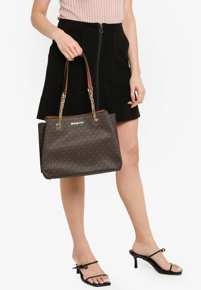 Michael Kors Logo Teagan Handbag (nt) 10 Michael Kors Logo Teagan Handbag (nt) - Image 8