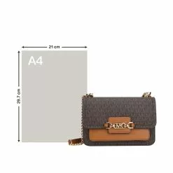 Michael Kors Counter HEATHER Large PVC Printed Leather Combination Women's Crossbody Bag 30S2G7HL3B -Michael Kors store online michael kors 8567 9331336 5