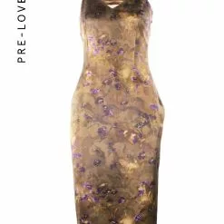 Pre-Loved michael kors Wool Fitted Midi Dress