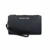 Michael Kors Jet Set Travel Double Zip Wristlet Phone Wallet Black 35F8GTVW0L -Michael Kors store online michael kors 8692 9075335 1