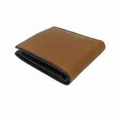 Michael Kors Cooper Pebbled Leather Billfold Wallet With Passcase 36F9LC0F2L Luggage -Michael Kors store online michael kors 8710 1206495 5