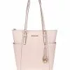 Michael Kors Jet Set Saffiano Leather Tote -Soft Pink 30F2GTTT8L-187 -Michael Kors store online michael kors 8735 0334245 1