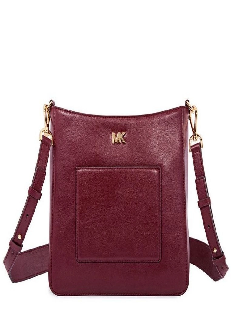 Michael Kors Gloria Leather Messenger Bag - Oxblood 30F8GG0M2L-610 3 Michael Kors Gloria Leather Messenger Bag - Oxblood 30F8GG0M2L-610
