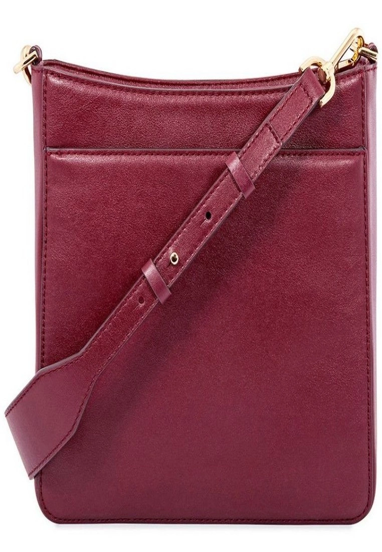Michael Kors Gloria Leather Messenger Bag - Oxblood 30F8GG0M2L-610 5 Michael Kors Gloria Leather Messenger Bag - Oxblood 30F8GG0M2L-610 - Image 3
