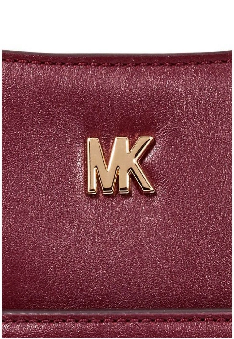 Michael Kors Gloria Leather Messenger Bag - Oxblood 30F8GG0M2L-610 6 Michael Kors Gloria Leather Messenger Bag - Oxblood 30F8GG0M2L-610 - Image 4