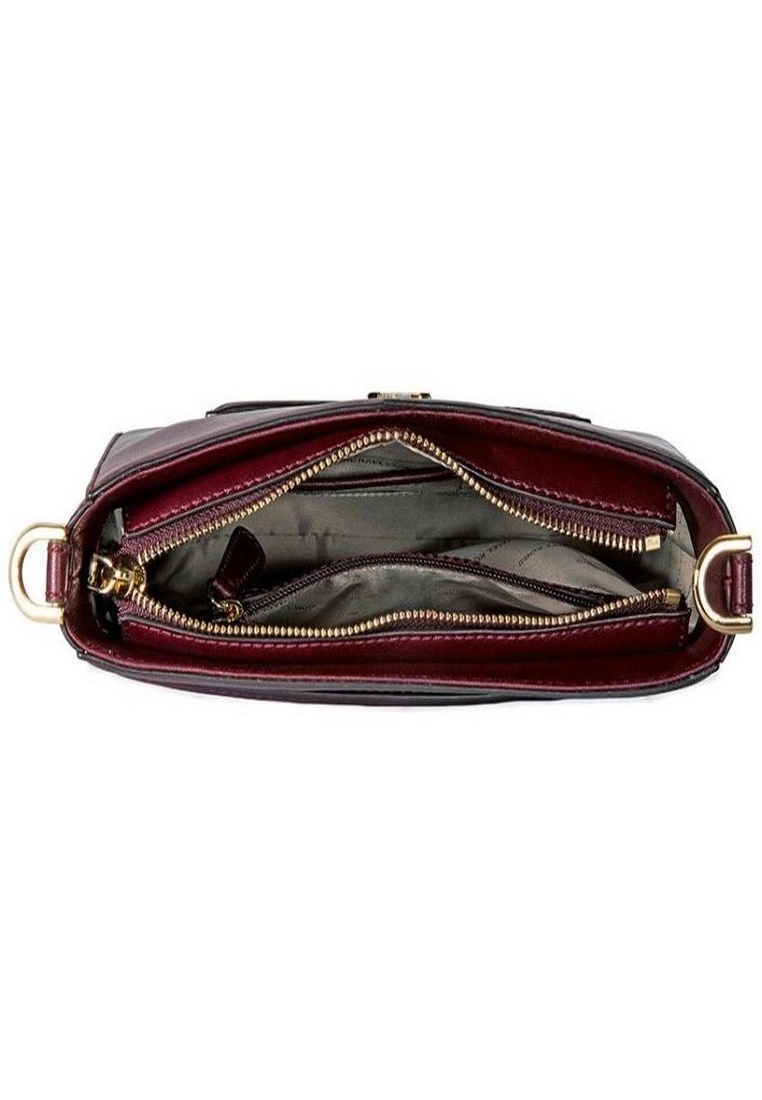 Michael Kors Gloria Leather Messenger Bag - Oxblood 30F8GG0M2L-610 7 Michael Kors Gloria Leather Messenger Bag - Oxblood 30F8GG0M2L-610 - Image 5