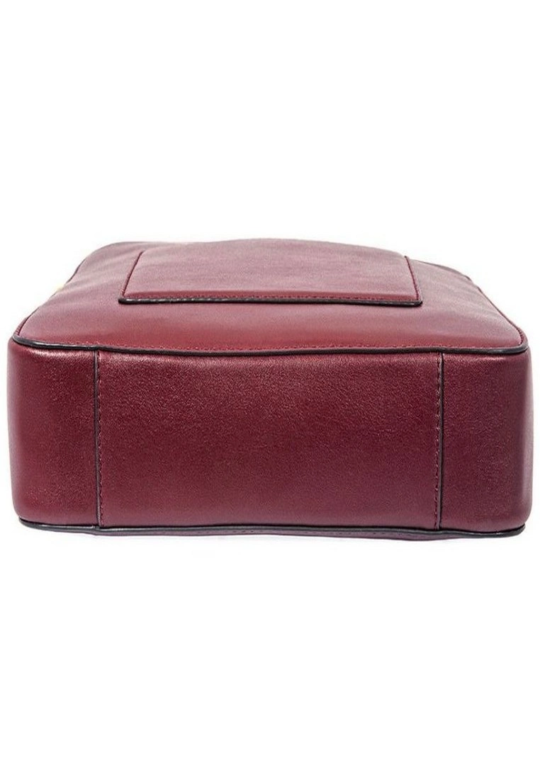 Michael Kors Gloria Leather Messenger Bag - Oxblood 30F8GG0M2L-610 8 Michael Kors Gloria Leather Messenger Bag - Oxblood 30F8GG0M2L-610 - Image 6