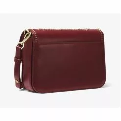 Michael Kors Sloan Studded Leather Shoulder Bag - Oxblood 30F8GS9L3U-610 -Michael Kors store online michael kors 8754 1778245 3