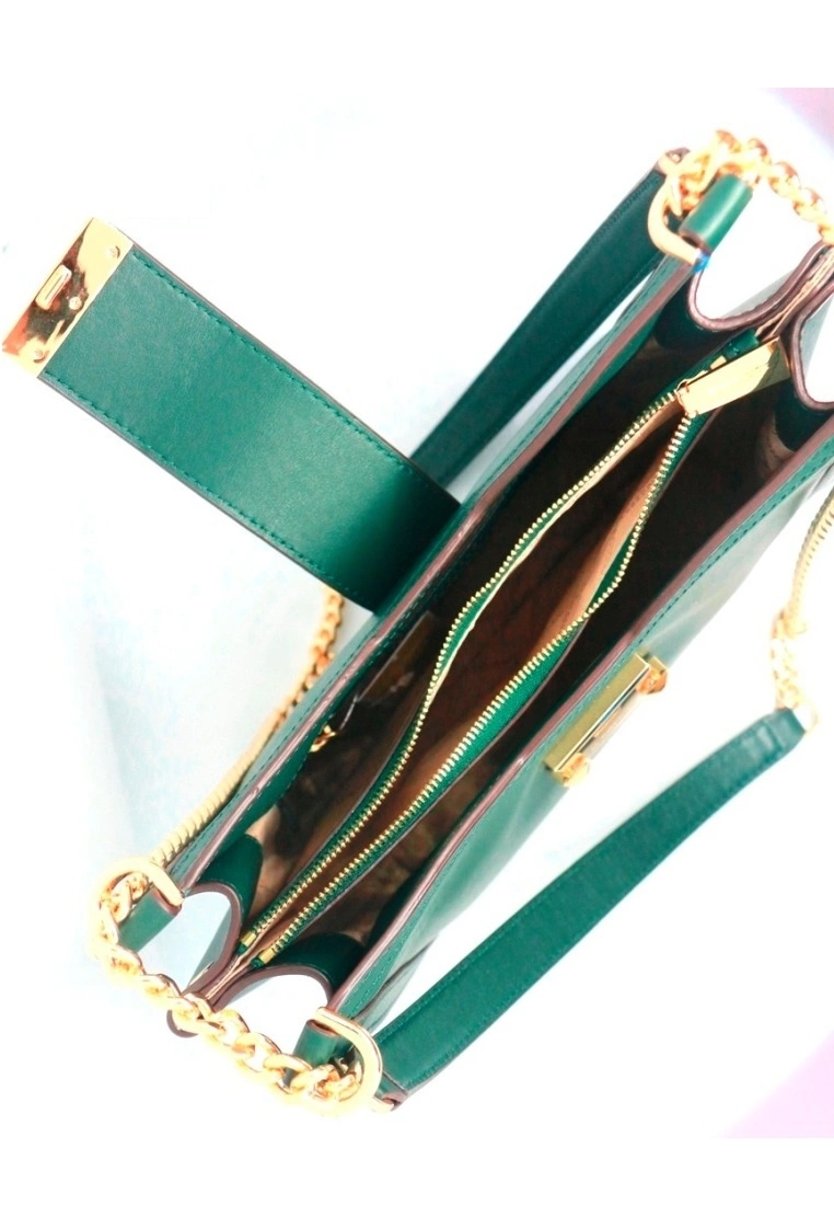 Michael Kors Whitney Small Leather Shoulder Bag - Green 30H8GWHE0L-305 5 Michael Kors Whitney Small Leather Shoulder Bag - Green 30H8GWHE0L-305 - Image 3