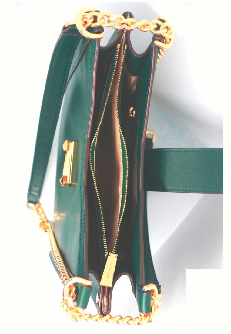 Michael Kors Whitney Small Leather Shoulder Bag - Green 30H8GWHE0L-305 6 Michael Kors Whitney Small Leather Shoulder Bag - Green 30H8GWHE0L-305 - Image 4