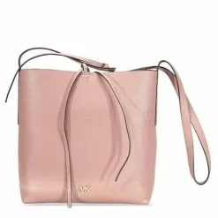 Michael Kors Junie Large Pebbled Leather Messenger Bag - Fawn 30T8TX5M3L-133