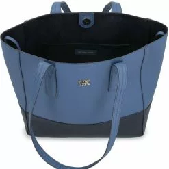 Michael Kors Junie Large Tote - Blue 30H8TX5T3T-415 -Michael Kors store online michael kors 8758 7353345 4