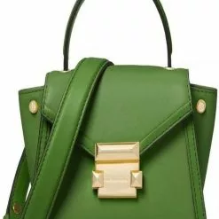 Michael Kors Whitney Mini Leather Satchel - True Green 30T8GXIM1L-304