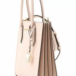Michael Kors Mercer Medium Pebbled Leather Crossbody Bag - Soft Pink 30F8GM9M2T-187 -Michael Kors store online michael kors 8794 3824245 3