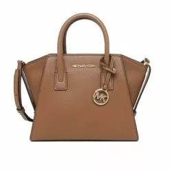 Michael Kors Avril Small Leather Top Zip Satchel 35F1G4VM2L Luggage