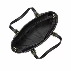 Michael Kors Jet Set Travel Extra Small Convertible Tote In Signature Canvas Black 35T9GTVT0B -Michael Kors store online michael kors 8835 7723126 3