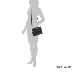 Michael Kors Jet Set Travel MD Dome Crossbody Bag 35F1GTVC6T Black -Michael Kors store online michael kors 8845 3113306 6