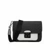 Michael Kors SLOAN Medium PVC print with leather cross-body bag for women 35T2SS9M2B BLACK -Michael Kors store online michael kors 8849 2979836 1