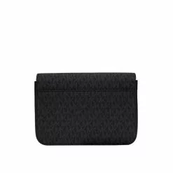Michael Kors SLOAN Medium PVC print with leather cross-body bag for women 35T2SS9M2B BLACK -Michael Kors store online michael kors 8849 2979836 4