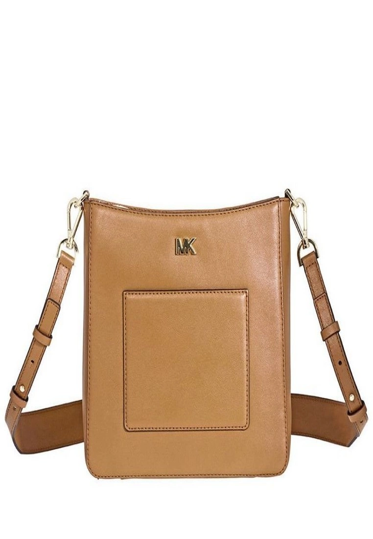 Michael Kors Gloria Leather Messenger Bag - Acorn 30F8GG0M2L-203 3 Michael Kors Gloria Leather Messenger Bag - Acorn 30F8GG0M2L-203