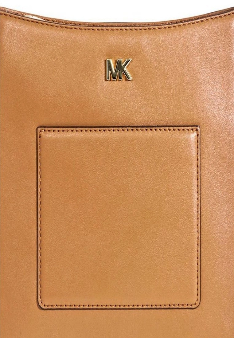 Michael Kors Gloria Leather Messenger Bag - Acorn 30F8GG0M2L-203 6 Michael Kors Gloria Leather Messenger Bag - Acorn 30F8GG0M2L-203 - Image 4