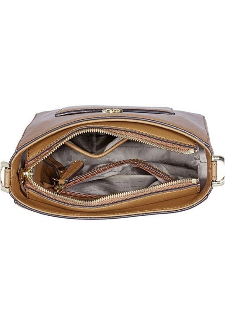 Michael Kors Gloria Leather Messenger Bag - Acorn 30F8GG0M2L-203 7 Michael Kors Gloria Leather Messenger Bag - Acorn 30F8GG0M2L-203 - Image 5