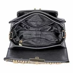 Michael Kors Sloan Studded Leather Shoulder Bag - Black 30F8GS9L3U-001 -Michael Kors store online michael kors 8857 8824245 4