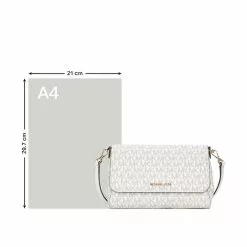 Michael Kors JET SET ITEM Medium women's PVC One shoulder crossbody bag 35H8GTTC6B LT CRM MULTI -Michael Kors store online michael kors 8912 4798836 5