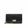 Michael Kors CECE Medium PVC Print with leather Women's One Shoulder Crossbody Bag 35F2G0EC6B BLACK