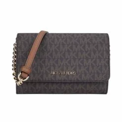 Michael Kors JET SET TRAVEL Medium ladies' PVC one-shoulder crossbody bag 35F0GTVC8B