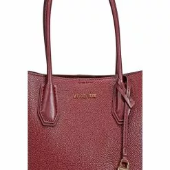 Michael Kors Mercer Gallery Medium Leather Satchel - Oxblood 30H7GZ5T6A-610 -Michael Kors store online michael kors 9398 1924245 4