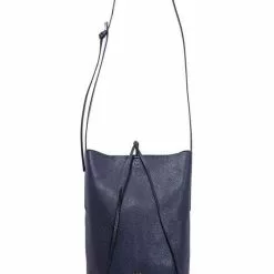 Michael Kors Junie Large Pebbled Leather Messenger Bag - Admiral 30T8TX5M3L-414