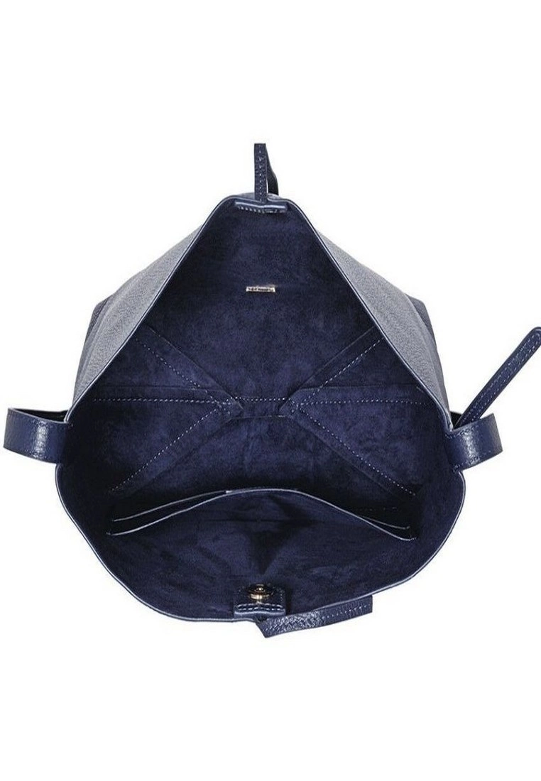 Michael Kors Junie Large Pebbled Leather Messenger Bag - Admiral 30T8TX5M3L-414 6 Michael Kors Junie Large Pebbled Leather Messenger Bag - Admiral 30T8TX5M3L-414 - Image 4