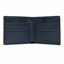 Michael Kors Cooper Logo and Embossed Faux Leather Billfold Wallet Chambray 36U2LCOF1L -Michael Kors store online michael kors 9472 9184826 4